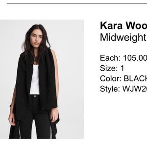 Rag and Bone - wool blend sweater vest/poncho